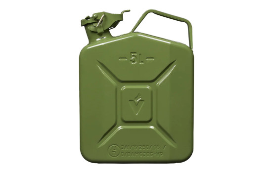 Bidon métallique vert de 5 L homologué UN et TÜV, Image 2