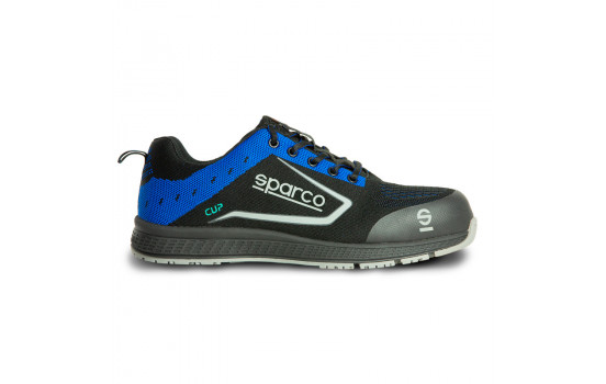 Sparco Chaussures de travail légères Cup S1P Ricard Noir/Bleu Taille 38
