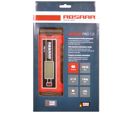 Absaar Chargeur Intelligent PRO1.0 1A 6/12V, Image 3