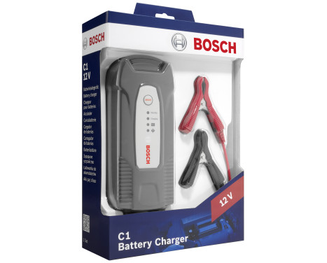 Bosch C1 - Chargeur de batterie intelligent et automatique - 12V / 3.5A, Image 2