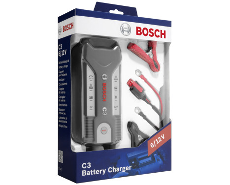 Bosch C3 - chargeur de batterie intelligent et automatique - 6V-12V / 3.8A, Image 2