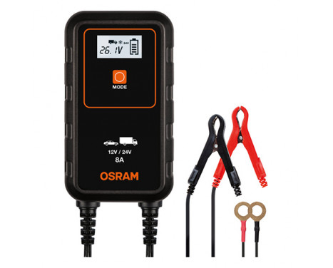 Chargeur de batterie Osram 12/24 volts 8 ampères