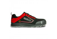 Sparco Chaussures de travail légères Cup S1P Albert Noir/Rouge Taille 45