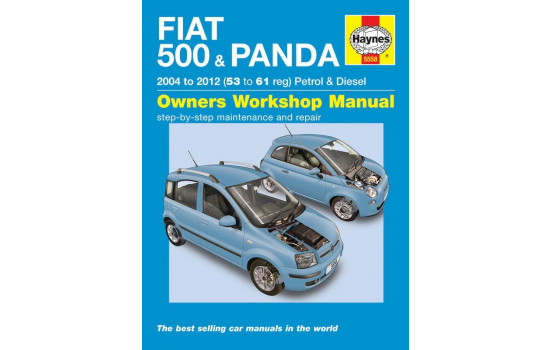Haynes Workshop manual Fiat 500 & Panda (2004-2012)