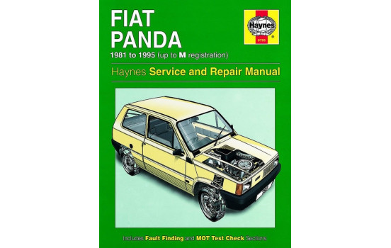 Haynes Workshop manual Fiat Panda (1981-1995) réimpression classique