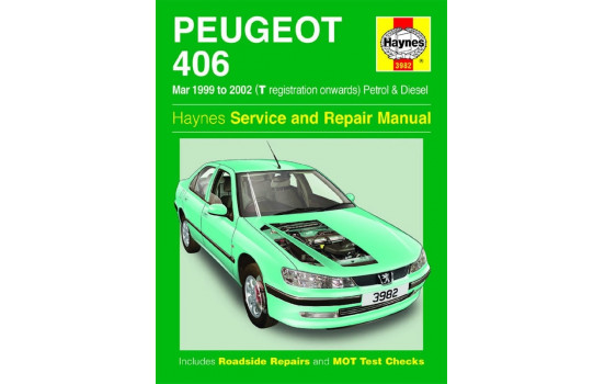 Haynes Workshop manual Peugeot 406 Essence & Diesel (Mars 1999 - 2002)