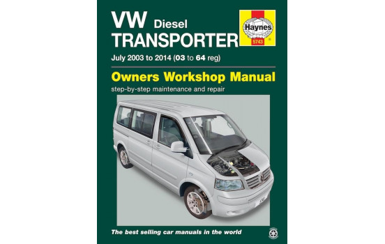 Haynes Workshop manual VW T5 Transporter (juillet 2003-2015)