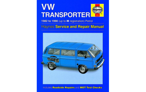 Haynes Workshop manual VW Transporter (refroidi par eau) essence (82 - 90) jusqu'à H