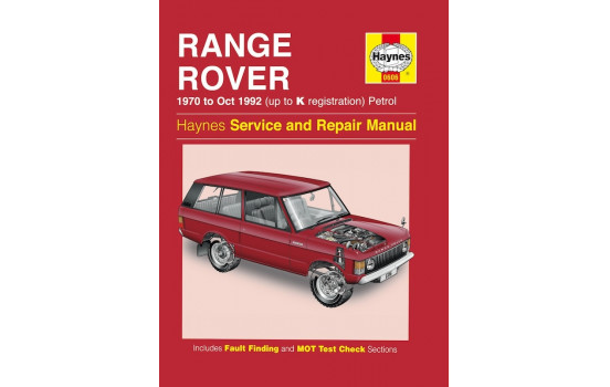 Manuel d'atelier Haynes Range Rover V8 essence (1970-Oct 1992)