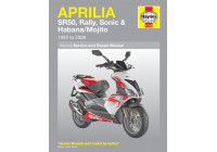 Aprilia SR50, rallye, scooters Sonic et Habana / Mojito (93 - 09)