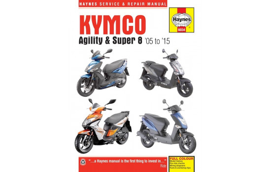 Kymco Agility (05-15) et Super 8 (07-15) Scooters