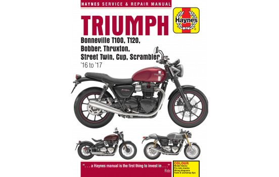 Triumph Bonneville T100, T120, Bobber, Thruxton, rue jumelle, tasse et Scrambler (16 - 17)