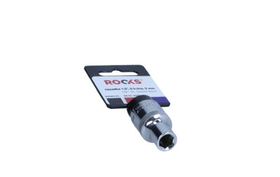 Rooks Douille 1/2", 6 pans, 9 mm