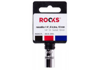 Rooks Douille 1/4", 6 pans, 10 mm