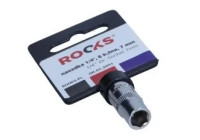 Rooks Douille 1/4", 6 pans, 7 mm