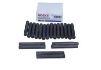 Rooks Bit 10 mm (3/8") cannelé M12 x 75 mm, 20 pièces