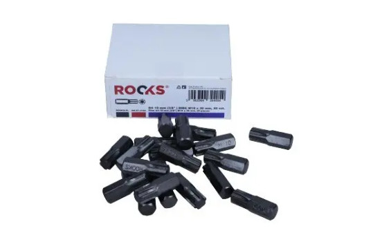 Rooks Bit 10 mm (3/8") Ribe M10 x 30 mm, 20 pièces