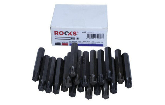 Rooks Bit 10 mm (3/8") Ribe M10 x 75 mm, 20 pièces