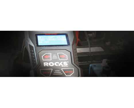 Testeur de batterie Rooks avec imprimante 6/12/24v, 40-2000 Cca,, Image 4