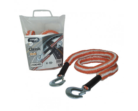 Corde de remorquage Jumbo Stretch Orange / Blanc 2500kg