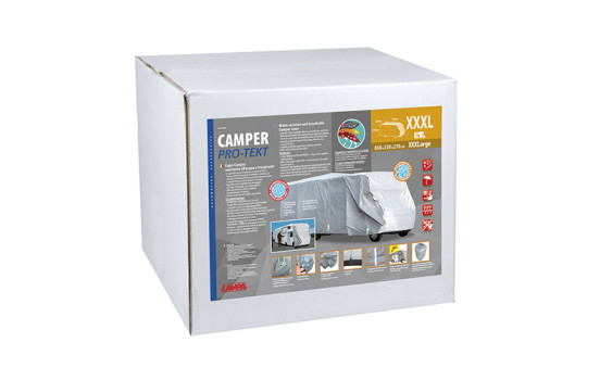 Funda impermeable y transpirable para caravana Pro-Tekt (largo 850 x ancho 238 x alto 270 cm), Imagen 9