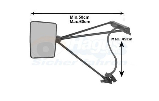 ESPEJO CARAVAN SEK.3 cristal convexo (juego de 2), Imagen 2