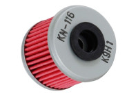 Cartucho de filtro de aceite para motocicleta K&N (KN-116)