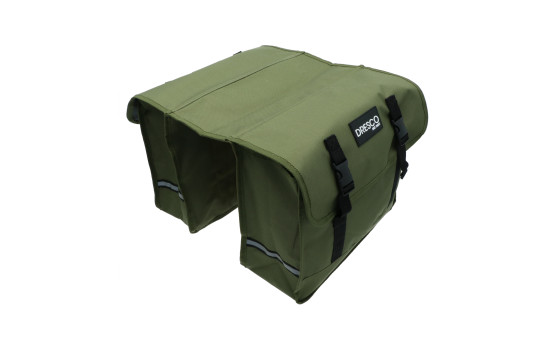Bolsa doble para bicicleta Dresco Basic Green 30 litros, Imagen 3