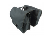 Bolsa doble para bicicleta negra