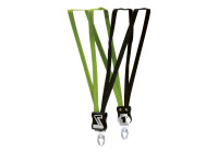 Brida de liberación rápida Simson Extra Strong, 4 bridas, negro-verde