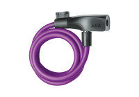Candado de cable Resolute 8mm 120cm Morado
