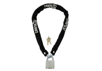 Candado de cadena 90cm ø5mm 2 Llaves