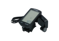 Ciclocomputador inalámbrico Dresco con 19 funciones