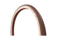 Neumático antipinchazos Dresco Metro Elite 28 x 1,75 (47-622) Marrón/Crema Reflectante