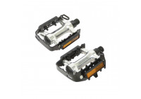 Pedales Dresco MTB Metal Cromado/Negro