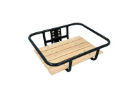 Portaequipajes delantero Dresco de madera