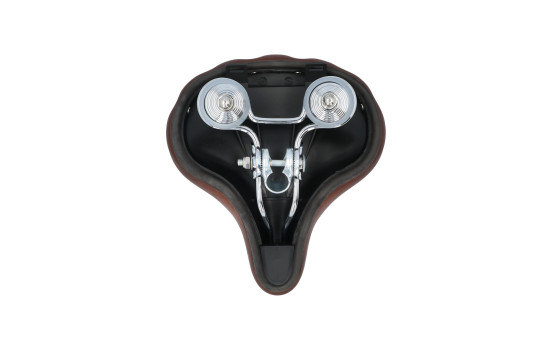 Sillín de bicicleta Dresco Urban XL marrón, Imagen 4