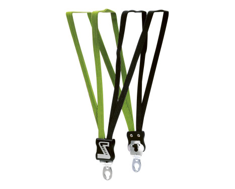 Brida de liberación rápida Simson Extra Strong, 4 bridas, negro-verde