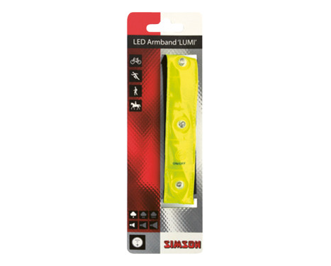 Pulsera reflectante Simson Lumi LED