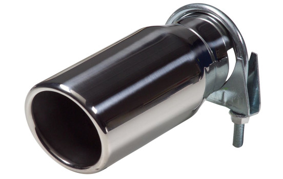 Avgas trim rostfritt stål - runt 76mm - 178 mm längd - 40-58mm anslutning