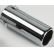 Avgasförlängare Stål / Chrome - runt 70 mm - 170 mm längd - 35-57mm anslutning