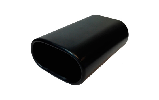 Avgasförlängare Stål / Svart - 76x135mm - längd 210mm - 35-55mm anslutning, bild 2