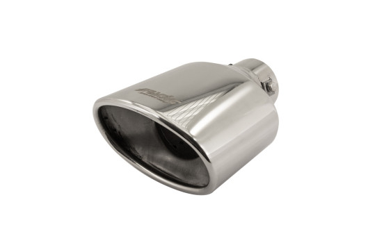 Simoni Racing Avgasremsa Oval rostfritt stål - 135x85xL185mm - Montering -> 60mm, bild 2
