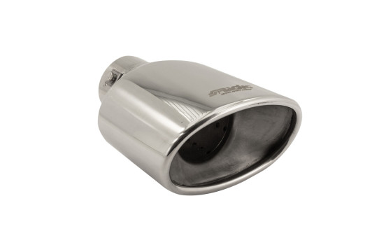 Simoni Racing Avgasremsa Oval rostfritt stål - 135x85xL185mm - Montering -> 60mm, bild 4