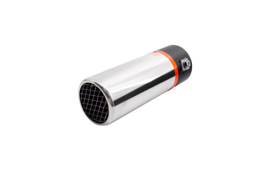 Simoni Racing Avgasspets Rund Rostfritt Stål - 60xL170mm - Montering 37-57mm