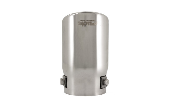 Simoni Racing Avgasspets Rund/Sned Rostfritt Stål - Diameter 76mm - Längd 128mm - Montering 68mm, bild 5