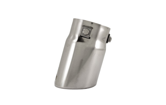 Simoni Racing Avgasspets Rund/Sned Rostfritt Stål - Diameter 76mm - Längd 128mm - Montering 68mm, bild 10