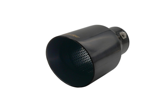 Simoni Racing Avgasspets Rund/Sned Rostfritt Stål Svart - Ã˜102xL210mm - Montering 38->63mm