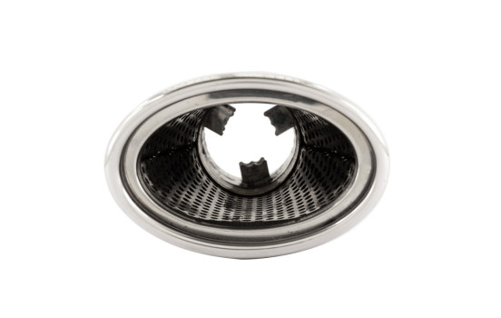 Simoni Racing Exhaust trim rostfritt stål Oval - Diameter 119x76mm - Längd 178 mm - 55 mm Montering, bild 10