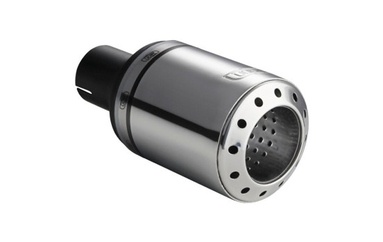 Ulter Sport Avgasspets - Rund 100mm Kula - Längd 120mm - Montering ->50mm - Rostfritt stål